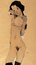 Black-Haired Nude Girl, Standing