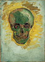Skull of a Skeleton with Burning Cigarette, Antwerp