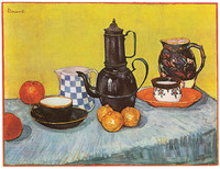 Still Life with a Coffeepot, Crockery and Fruit, Arles