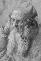 Head Study of an Old Man, study for the painting of St. Jerome