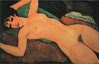 Sleeping Nude with Arms Open (Red Nude)