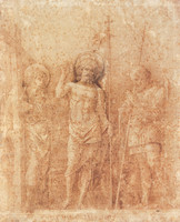 Le Christ ressuscité entre saint André et Longinus