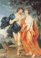 Sir George Villiers et Lady Catherine Manners en Adonis et Vénus