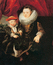 Bildnis einer jungen Frau (vermutlich Balthasarina van Linnik mit ihrem Sohn)