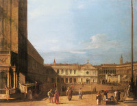 Venedig, San Marco-Platz, von San Geminiano aus gesehen
