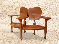 Casa Milà (La Pedrera), sculpted chairs designed by Gaudí