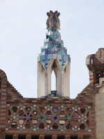 Finca Güell, Kuppel auf dem Pavillon des Wächters