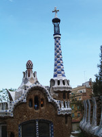 Park Güell, Servicepavillon