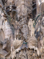 Tempel der Sagrada Familia, Skulpturen der Engel der Apokalypse