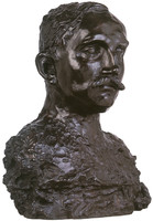 Busto de Paul Claudel con 37 a