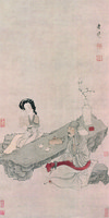 Talking Palace Stories (hanging scroll)