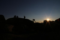 Sunset Silhouette in the Stone City