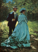 Bazille und Camille (Studie zu Déjeneur sur l’Herbe)