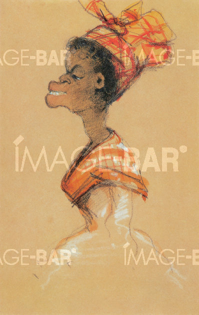Black Woman Wearing a Headscarf