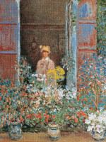Camille en la ventana