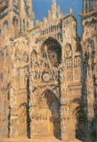 Die Kathedrale von Rouen (Das Portal und der Turm Saint-Romain bei strahlender Sonne)
