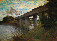 El puente del ferrocarril en Argenteuil