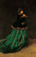Camille oder Dame in grünem Kleid