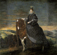 Königin Margarete zu Pferde
