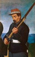 Soldier (detail of The Execution of the Emperor Maximilien)