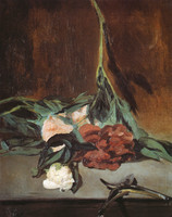 Stem of Peony and Secateurs