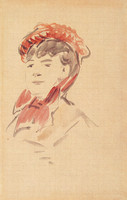 Woman in Red Hat