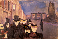 Abend auf der Karl Johan-Straße