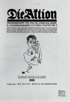 Cover of the Egon Schiele issue of Die Aktion