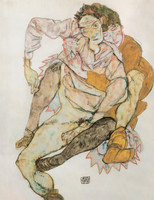 Seated Couple (Egon and Edith Schiele)