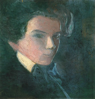 Self-Portrait, Facing Right