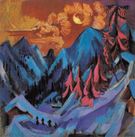Winterlandscape in the Moonlight