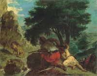 Lion Hunt in Marocco