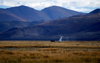 A tent on the Tibetan Plateau