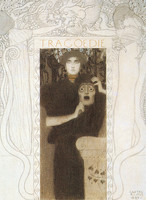 Final drawing for the allegory of Tragedy