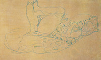 Semi-Nude Lying Down