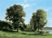 Great Oaks, by the Water at Port-Berteau