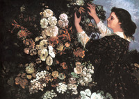 The Trellis or The Woman with the Flowers