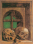 Two Skulls in a Window Niche