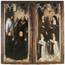 Antheunis Seghers and Jacob de Keunic are represented by Saint Anthony and Saint James the Greater and Saint Agnes and Saint Claire represent the hospital sisters Agnes asembrood and Clara Van Hulsen (exterior shutters of the Altarpiece of the Two Saint J