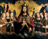 Christ Surrounded by Musical Angels