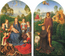 Diptych of Jan du Cellier, Burgher of Bruges (left panel: Virgin and Child in an Enclosed Garden, Surrounded by Saints; right panel: Saint John the Baptist and Du Cellier at Prayer)