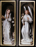 The Annunciation (exterior shutters of a triptych)