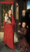 The Virgin and Child with Saint Anthony Abbot and a Donor