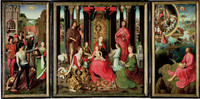 Triptych of Saint John the Baptist and Saint John the Evangelist known as the Altarpiece of the two Saint Johns