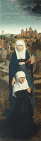 Triptych of the Crucifixion known as the Jean Crabbe Triptych (exterior shutters)