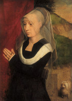 Two Donors (fragments of an altarpiece with the Virgin and Child)
