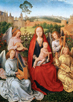 Virgin and Child in the Rose Garden