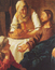Christ dans la maison de Marthe et Marie (détail)