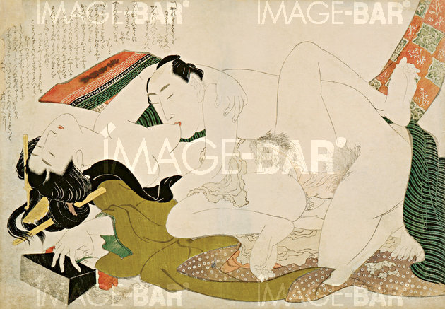 Erotic hokusai Shunga