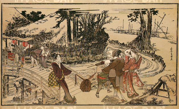 Village near a Bridge, from the series “Ritual Dances for Boys” (Otoko Toka)